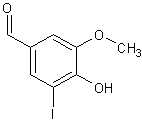 5-碘香兰素结构式