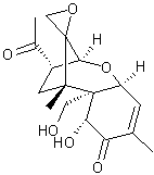 3-乙酰脱氧瓜萎镰菌醇结构式