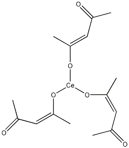 乙酰丙酮铈(III)水合物结构式