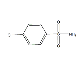 4-氯苯磺酰胺结构式