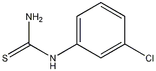 3-氯苯基硫脲结构式