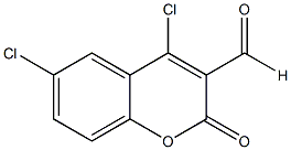 4,6-二氯-3-甲酰基香豆素结构式