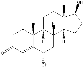 6α-羟基睾酮结构式
