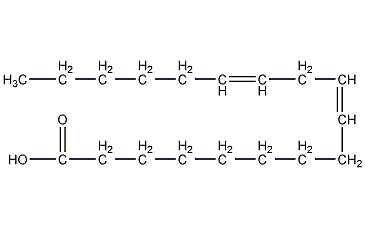 亚麻酸结构式