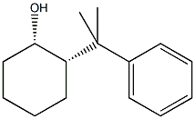 (1S,2R)-(+)-反-2-(1-甲基-1-苯乙基)环己醇结构式