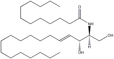 N-月桂酰-D-鞘胺醇结构式
