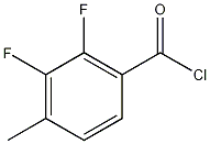 2,3-二氟-4-甲基苯甲酰氯结构式