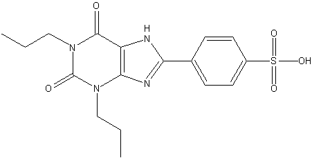 1,3-Dipropyl-8-p-sulfophenylxanthine