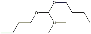 N,N-二甲基甲酰胺二正丁基乙缩醛结构式