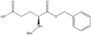 丁氧羰基-谷氨酸-O苄基结构式