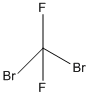 二溴二氟甲烷结构式
