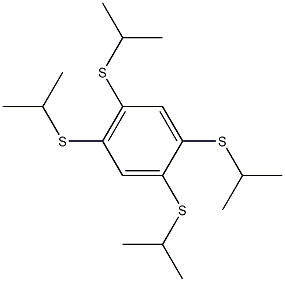 1,2,4,5-四异丙基硫苯结构式