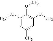 3,4,5-三甲氧基甲苯结构式