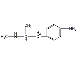 对氨基甲基苯丙胺结构式