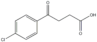 3-(4-氯苯甲酰)丙酸结构式