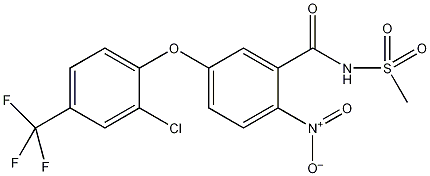 氟磺胺草醚结构式
