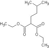 异戊基丙二酸二乙酯结构式