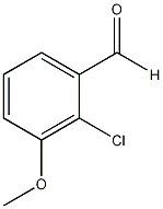 2-氯-3-甲氧基苯甲醛结构式