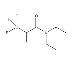 N,N-二乙基-2,3,3,3-四氟丙酰胺结构式
