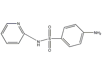 磺胺吡啶结构式