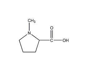 N-甲基L-脯氨酸结构式