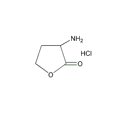 S)-(+)-α-氨基-γ-丁内酯盐酸盐结构式