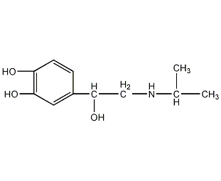 DL-异丙肾上腺素结构式