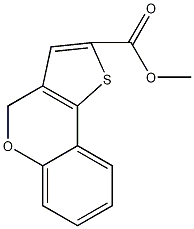 4H-[1]-苯并吡喃[4,3-b]噻吩-2-羧酸甲酯结构式