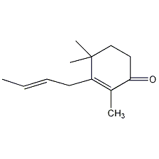 (8E)-5,8-巨豆二烯-4-酮结构式