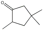 2,2,4-三甲基环戊酮结构式