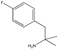 1-(4-氟苯基)-2-甲基-2-丙基胺结构式