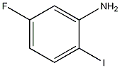 5-氟-2-碘代苯胺结构式