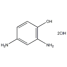 2,4-二氨基苯酚二盐酸盐结构式