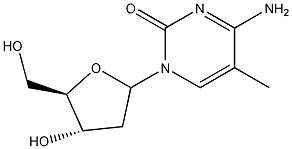 5-甲基-2'-脱氧胞苷结构式