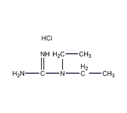 1,1-二乙基胍盐酸盐结构式