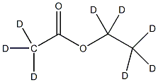 乙酸乙酯-d8结构式