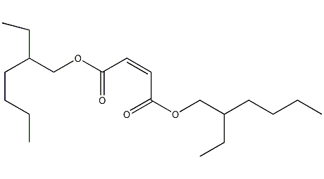 马来酸二乙基己酯结构式
