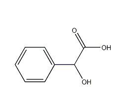 DL-杏仁酸结构式