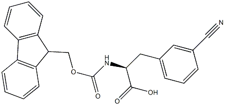 芴甲氧羰基-3-氰基-L-苯丙氨酸结构式