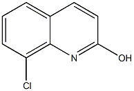 8-氯-2-羟基喹啉结构式
