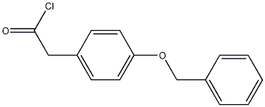 4-苯甲氧基乙酰氯结构式