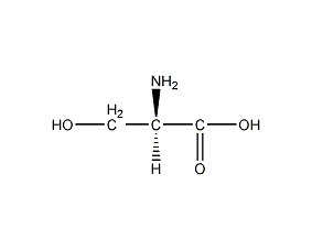 D-丝氨酸结构式