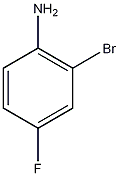 2-溴-4-氟苯胺结构式