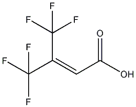 4,4,4-三氟-3-(三氟甲基)巴豆酸结构式