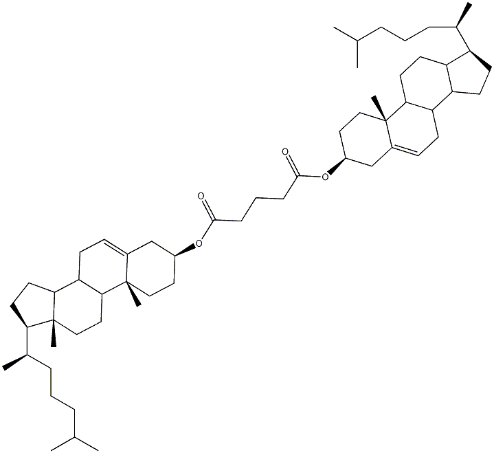 胆甾醇基氢琥珀酸盐结构式