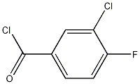 3-氯-4-氟苯甲酰氯结构式