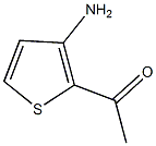 2-乙酰基-3-氨基噻吩结构式