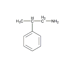 (r)-( )-2-苯丙胺结构式
