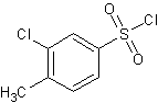 3-氯-4-甲基苯磺酰氯结构式