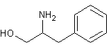 DL-2-氨基-3-苯基-1-丙醇结构式